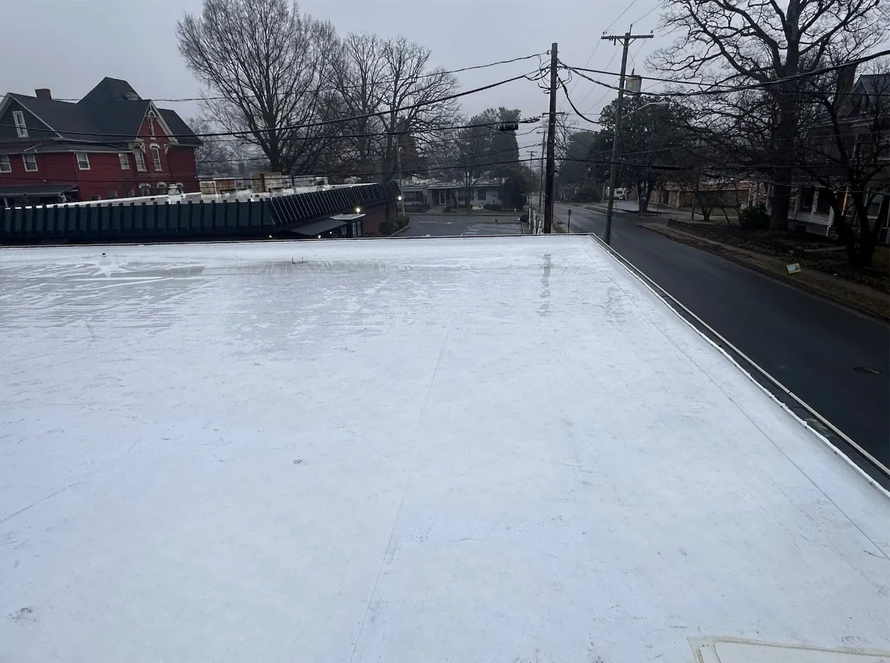 Commercial TPO install, Upstate SC