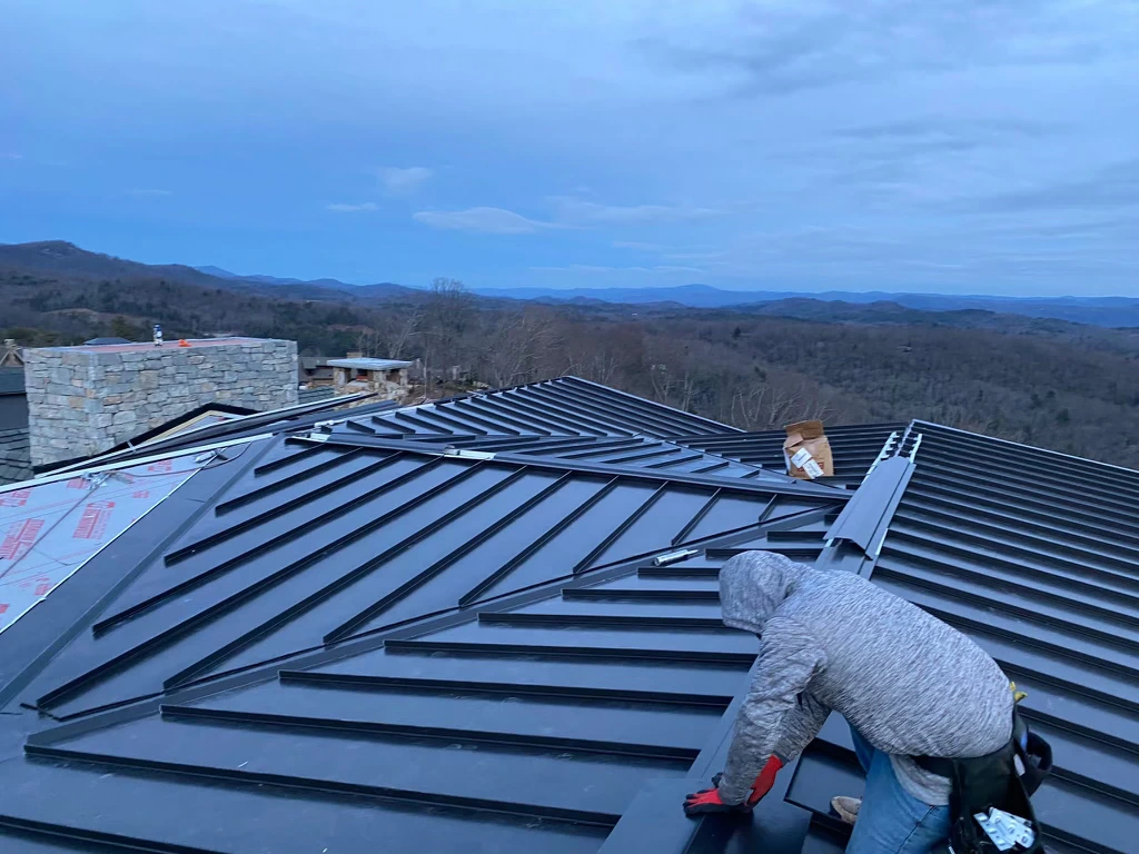 Standing seam metal, Boiling Springs