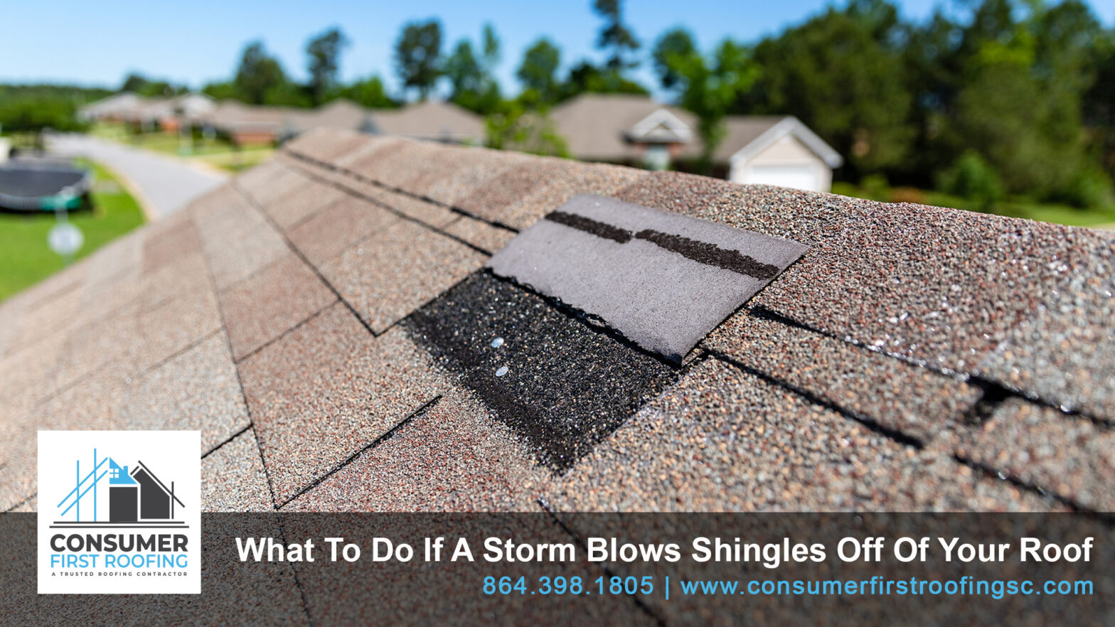 What To Do If A Storm Blows Shingles Off Of Your Roof