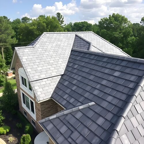 stone coated steel roof on a home
